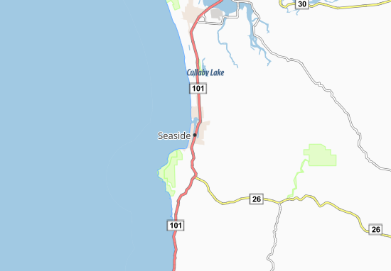 Mapa Seaside