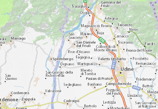 Mappe-Piantine Rive d&#x27;Arcano