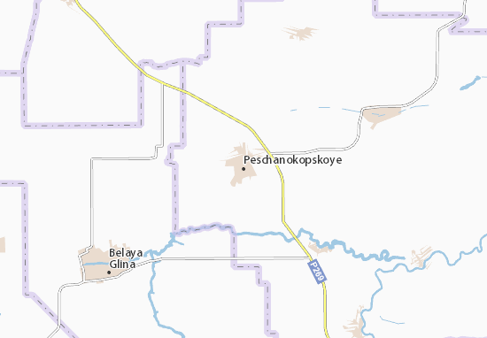 Karte Stadtplan Peschanokopskoye