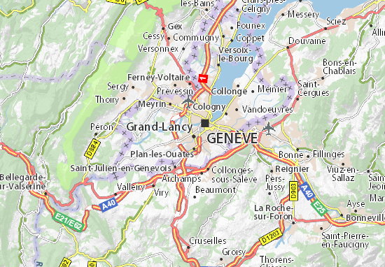 Mappe-Piantine Grand-Lancy