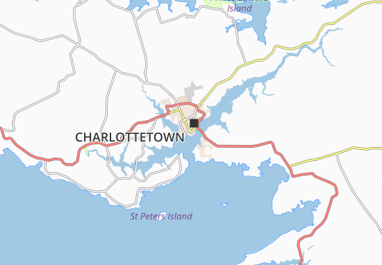 Mapa Charlottetown