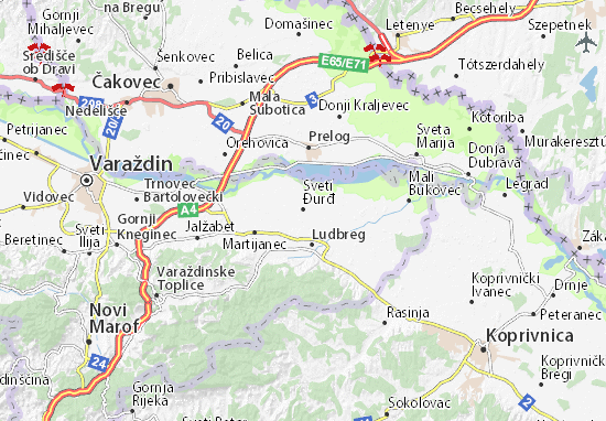 Karte Stadtplan Sveti Đurđ