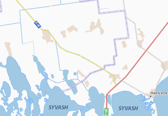 Karte Stadtplan Mayachka