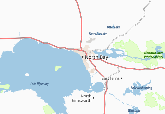 Mapa North Bay