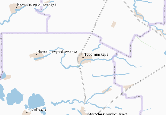 Carte-Plan Novominskaya