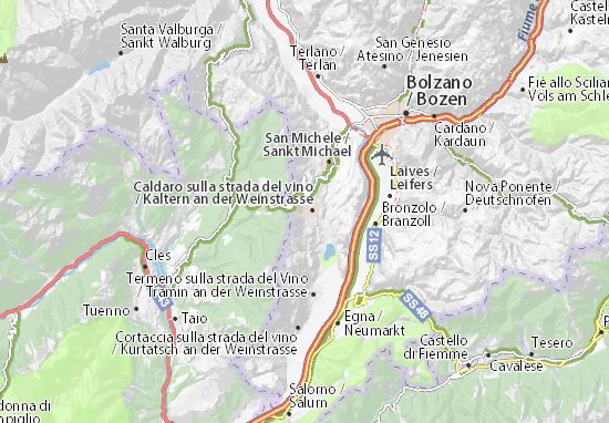 Mappa MICHELIN San Nicolò - Pinatina di San Nicolò ViaMichelin