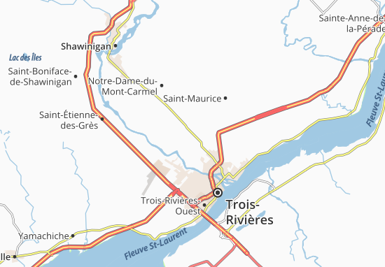 Karte Stadtplan Saint-Louis-de-France