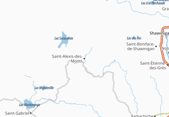 Mapa Saint-Alexis-des-Monts