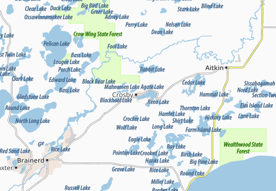 Mapa Crosby