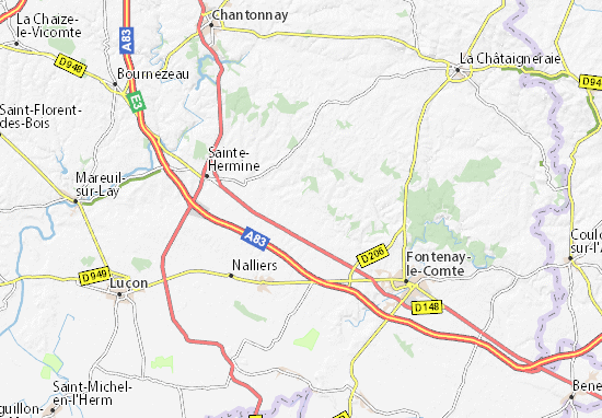 MICHELIN Saint-Valérien map - ViaMichelin