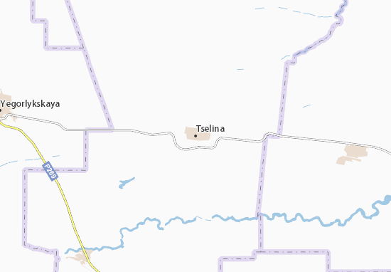 Mapa Tselina