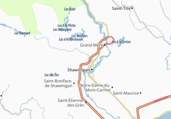 Karte Stadtplan Saint-Gérard-des-Laurentides