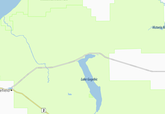 Michelin Lake Gogebic Map Viamichelin 5180