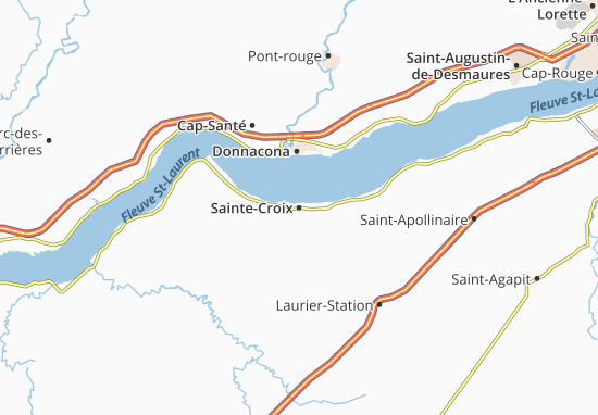 Mapa Sainte-Croix