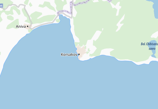 Mapa Korsakov