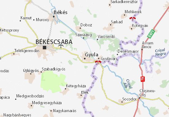 Mapa Gyula