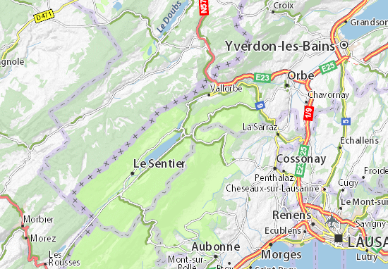 Pétra-Félix Map
