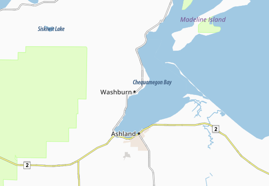 Mapa Washburn