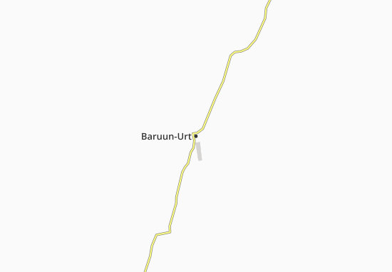 Mapa Baruun-Urt