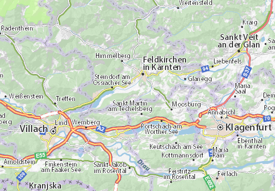 MICHELIN-Landkarte Klausen - Stadtplan Klausen - ViaMichelin