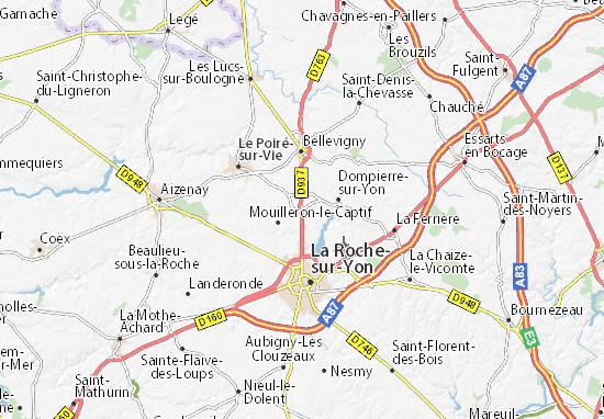Karte Stadtplan La Ribotière