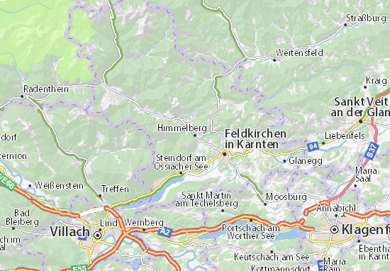 Karte Stadtplan Himmelberg