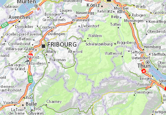 Mapa Guggisberg