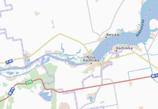 Odradokam&#x27;yanka Map