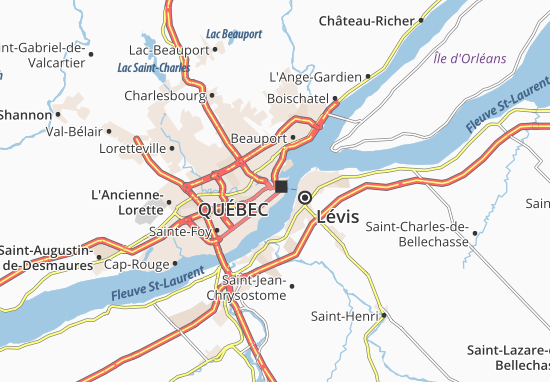Mapa Québec