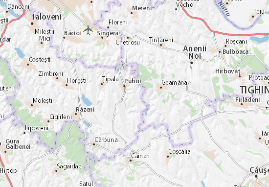 Kaart Plattegrond Văratic
