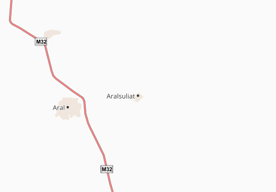 Karte Stadtplan Aralsuliat