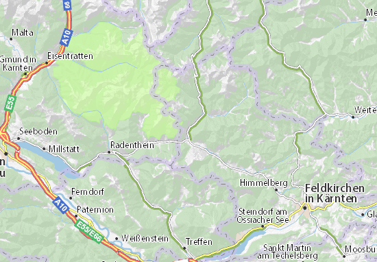 MICHELIN-Landkarte Vorwald - Stadtplan Vorwald - ViaMichelin
