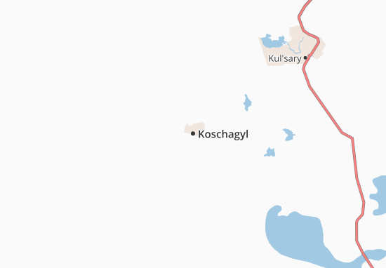 Mapa Koschagyl