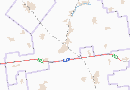 Karte Stadtplan Nyzhni Sirohozy