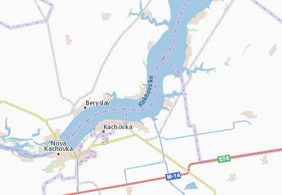 Karte Stadtplan Zmiivka