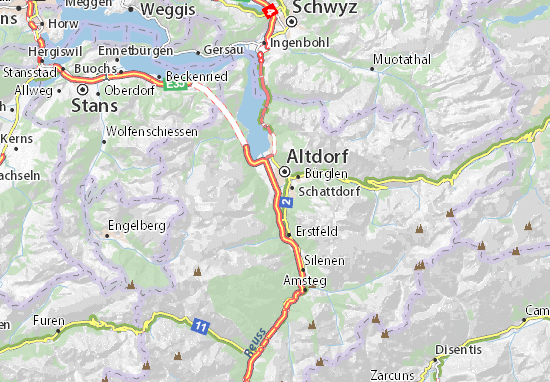 Mapa Attinghausen