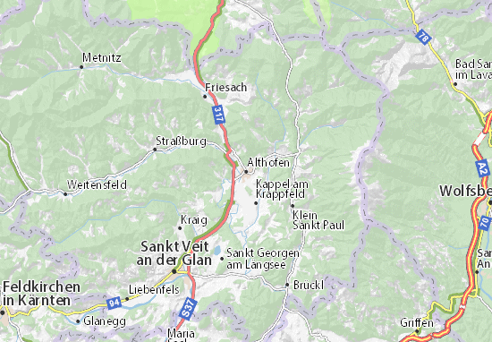 Mapa Althofen
