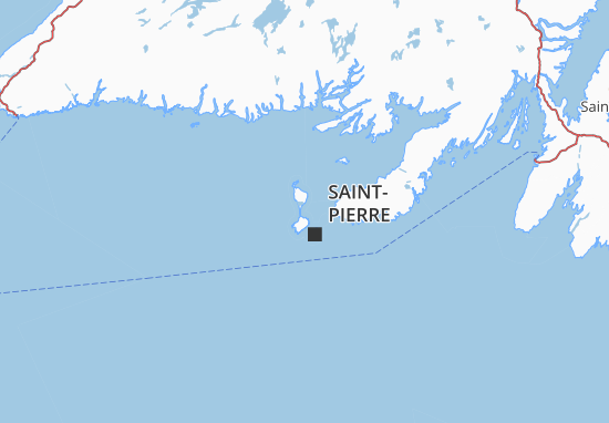 Karte, Stadtplan St. Pierre und Miquelon - ViaMichelin