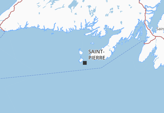 Mapa Saint-Pierre-et-Miquelon