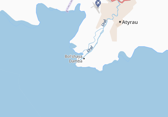 Karte Stadtplan Bol&#x27;shaya Damba