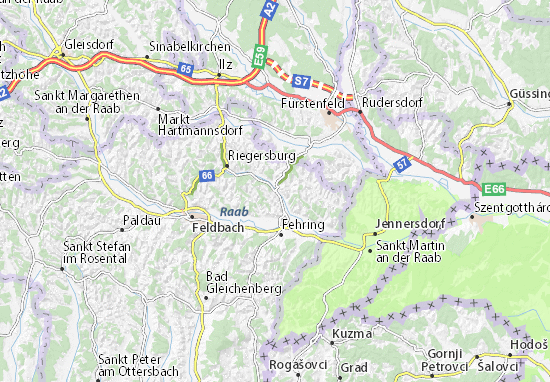 Mapa Hatzendorf