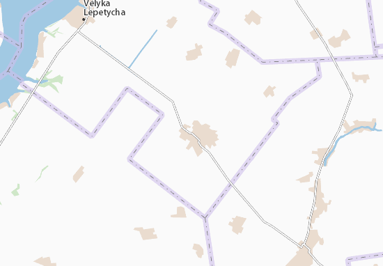 Mapa Rubanivka