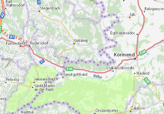 Mapa Großmürbisch