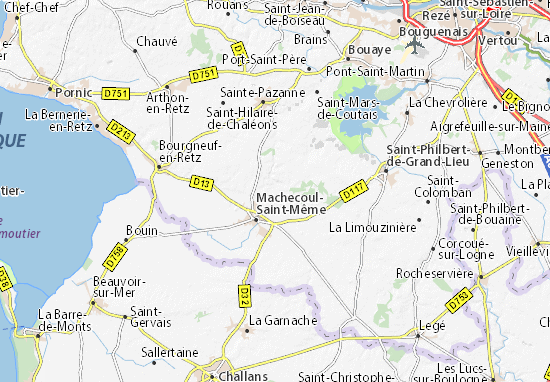 Karte Stadtplan Saint-Même-le-Tenu