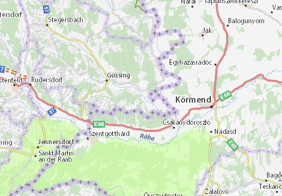 Mapa Heiligenbrunn