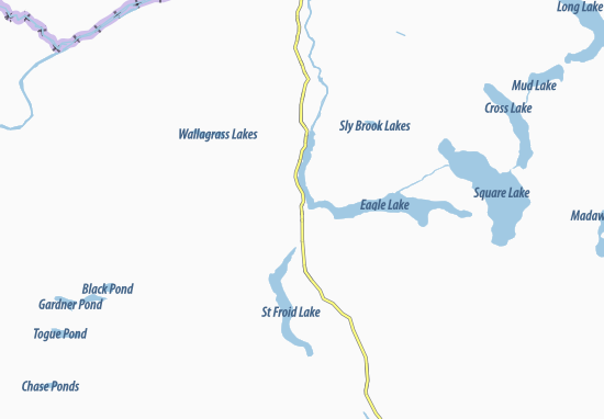 Karte Stadtplan Eagle Lake
