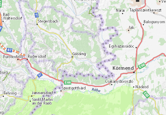 Mapa Urbersdorf