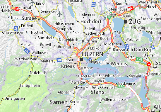 Mapa Luzern