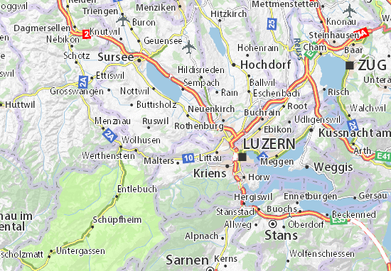 Luzern Map