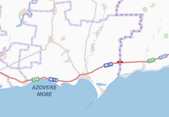 Karte Stadtplan Kozlivka